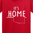 thumbnail image 4 of Inktastic It's Home State of Oklahoma Outline Youth T-Shirt, 4 of 5