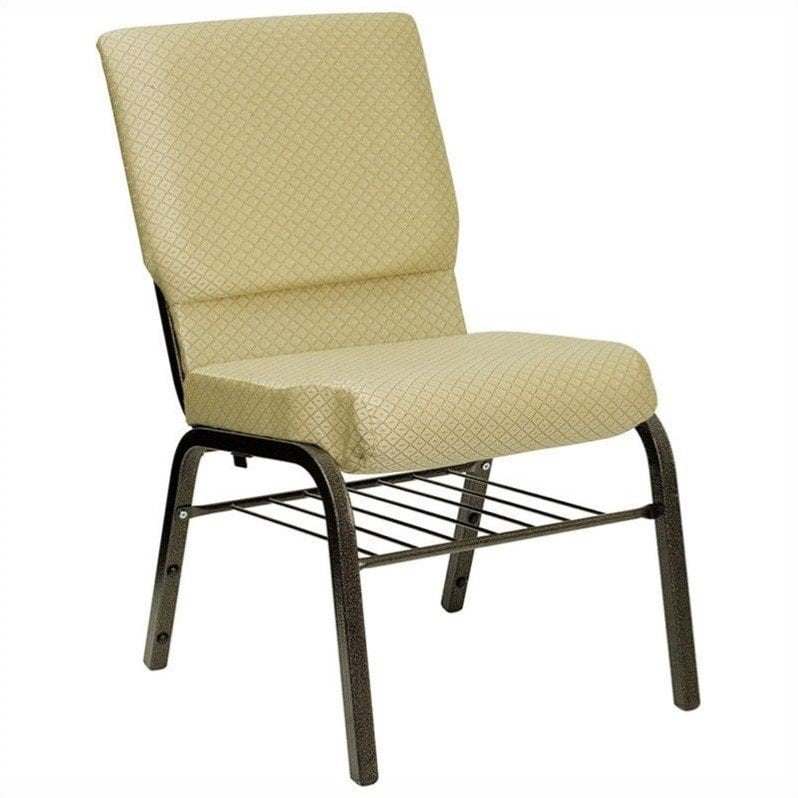 Flash Furniture Hercules Church Stacking Guest Chair in Beige Walmart