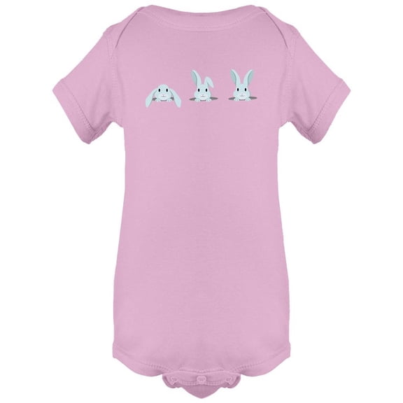 Rabbit Peeps Out Of Hole Bodysuit Infant -Image by Shutterstock, 18 Months