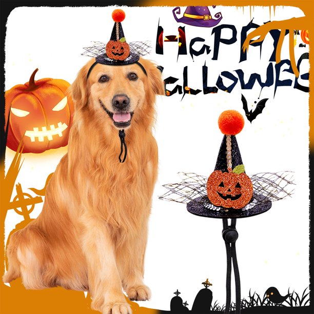 Decoraciones de Halloween, adornos de Halloween, regalos de Halloween, sombrero ajustable para mascotas, gorro festivo para gatos y perros, para fiestas navideñas, fotos, calendario de cuenta regresiv