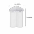 thumbnail image 3 of Pillar Candle Mold Heart Shaped Silicone Mold for Diy Candle Making Home Decor Gifts Handmade Craft Supplies 1 Count Clear, 3 of 5