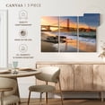 thumbnail image 5 of Elephant Stock Sunset At Golden Gate Bridge Wall Art - Horizontal Multi Panel Canvas - Living Room Wall Decor - Architecture Multi Panel - Orange And Teal Decor - 74" x 48", 5 of 8