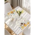 thumbnail image 5 of White Daisy Placemats Set of 6, Spring Floral Elegant Pastoral Bees Watercolor Placemats for Dining Table, Place Mats for Kitchen Tabletop, Waterproof Wipeable Dining Table Mats Set, 5 of 9