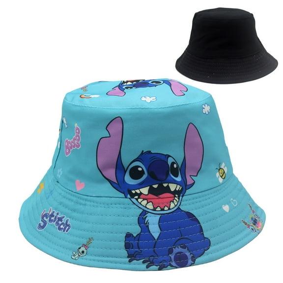 Stitch Kids' Fisherman Sun Hat with Playful Prints Outdoor Bucket Hat