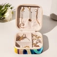 thumbnail image 6 of Christmas Travel Portable Square Jewelry Organizer with Storage Box | Jewelry Display and Box for Rings, Earrings, Necklaces, Bracelets - Suitable for Girls and Women, 6 of 6
