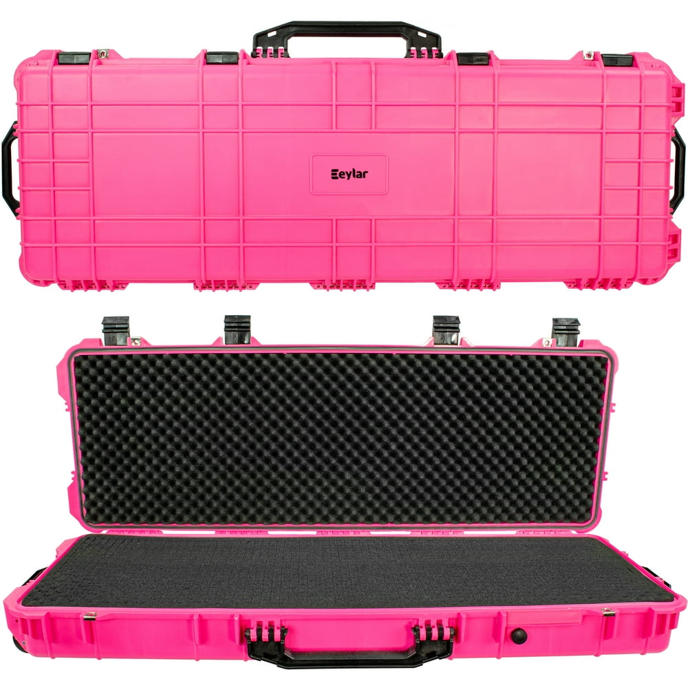 Eylar 44 inch Roller Rifle Hard Case with Foam Waterproof & Crushproof