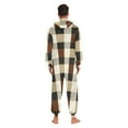 thumbnail image 7 of joogoo Checkered Unisex Adults Onesies Pajamas Jumpsuits L, 7 of 7