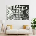 thumbnail image 4 of M.C. Escher Day And Night Wall Art Poster Artworks Canvas Poster Room Aesthetic Wall Art Prints Home Modern Decor Gifts 12x18inch(30x45cm), 4 of 6
