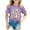 Purple, variant on Kids 100th Day of School Shirt for Boys Girls Colorful Letter Printed T Shirts Short Sleeve Cute Graphic Tee Tops Purple 140