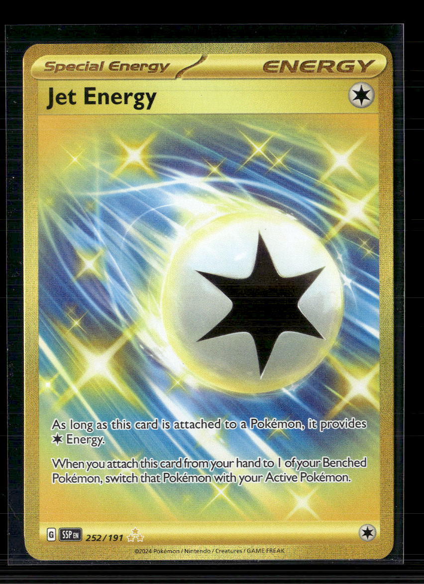 2024 Stellar Crown Jet Energy Holo Secret Rare HR #252/191