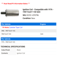 thumbnail image 2 of Ignition Coil - Compatible with 1976 - 1987 Ford F-150 GAS 1977 1978 1979 1980 1981 1982 1983 1984 1985 1986, 2 of 2
