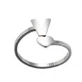 thumbnail image 4 of Fashion 26 English Letter Opening Rings Stainless Steel Girls Love Retro Jewelry, 4 of 9