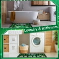 thumbnail image 6 of Saint Patrick''s Day Kitchen Mats Set of 2 St. Patrick''s Day Kitchen Rugs Irish Shamrock St Patrick Gnomes Pattern Kitchen Mats Sets Lucky Green Shamrocks Floor Mat for Kitchen Sink Standing Desk, 6 of 6