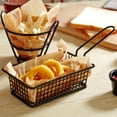 thumbnail image 2 of French Fries Basket Portable Stainless Steel Chips Mini Frying Basket Strainer Fryer Kitchen Cooking Chef Mesh Basket Colander, 2 of 6