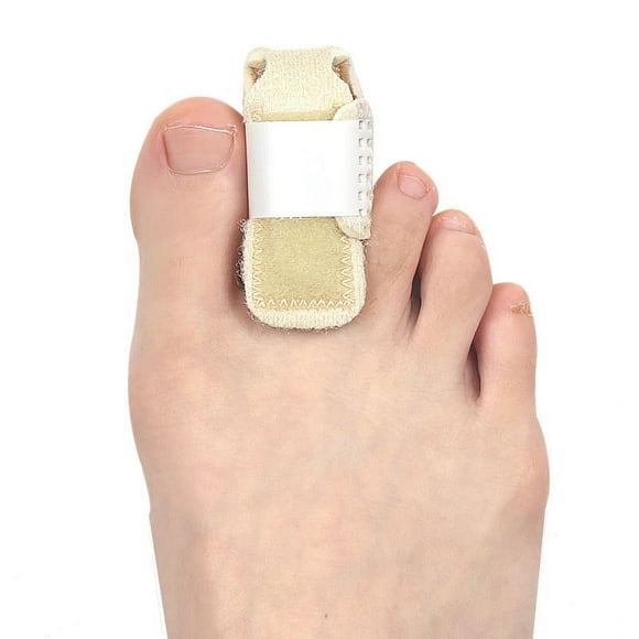 Hammer Toe Corrector for Women & Men,2 Pcs Hammer Toe Straightener,Toe Splints Wraps Relief for Hammer, Curled,Bent,Broken Support, White