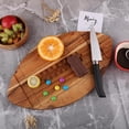 thumbnail image 2 of Cutting Board Series, Acacia Wood Baseball Cutting Boards for Kitchen, Wooden Serving Charcuterie Board, Organic Wood Board, Ideal for Chopping Meat, Fruits, Cheese 14.6"x8.5", 2 of 7