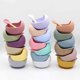 thumbnail image 2 of Baby Suction Bowl With Spoon, Silicone Bowl & Spoon Set, Kids, Toddlers - Baby Weaning Food Bowls - First Stage Self-Feeding Tableware Set, 2 of 4