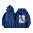 thumbnail image 2 of In My Football Mom Era Hoodies for Women Fall Winter Long Sleeve Graphic Hooded Sweatshirt with Pockets Pullover Tops, 2 of 5