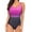 Purple, variant on MRULIC one piece bathing suit for women Womens Swimming Costume Padded Swimsuit Monokini Push Up Bikini Sets Swimwear Blue + L