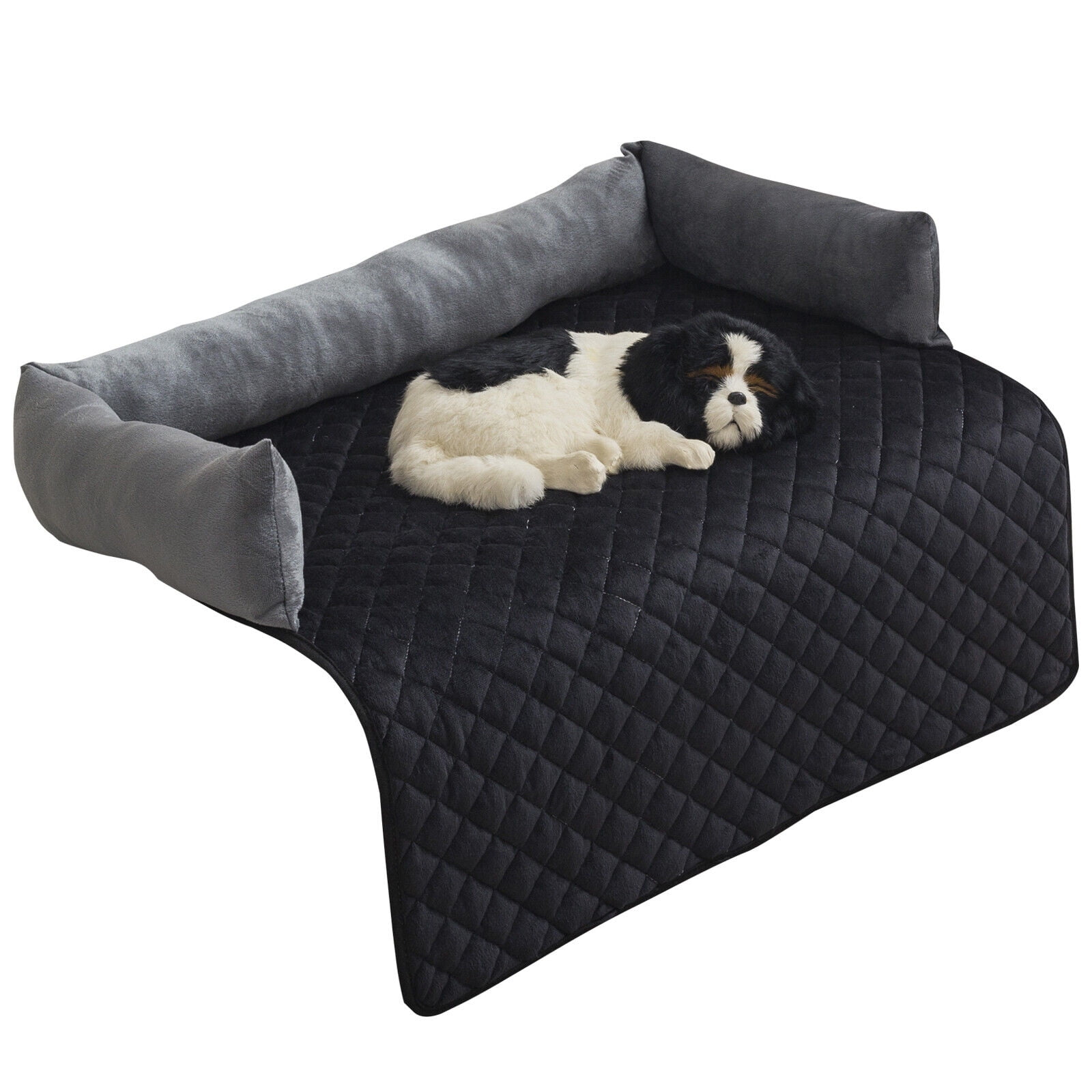 Reversible Quilted Dog Bed Mat, Furniture Protector Pet Cover for Dogs