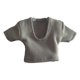 thumbnail image 1 of Figuras de acción a escala 1/12, camisa, ropa para muñecas, decoración de muñecas en miniatura, ropa suave Gris, 1 of 9