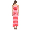 thumbnail image 4 of White Mark Robe Maxi Superposée Teinture sur Nœuds Kalea pour Femme, 4 of 5