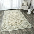 thumbnail image 5 of Alora Decor Crypt 3' x 5' Border Blue/Ivory Hand-Tufted Area Rug, 5 of 5