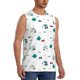 thumbnail image 2 of Fotbe Cartoon House Car Men's Camiseta sin Mangas Estampada para Hombres, Playera Casual para Gimnasio, Entrenamiento, Playa-Medium, 2 of 7