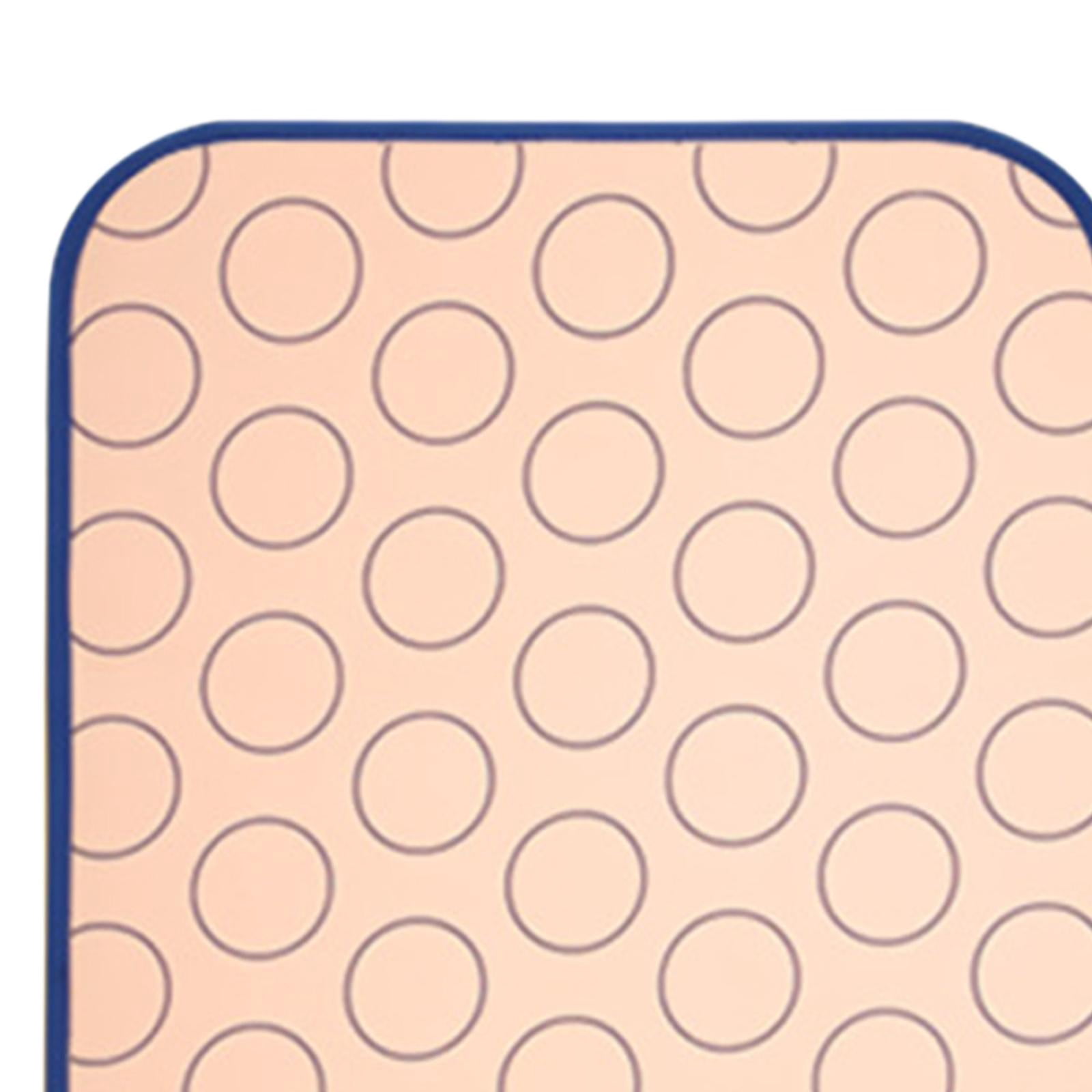 Fiocias Ironing Mat for Table Top Flat Surface Foldable Thickened Heat Protection Travel 62cmx120cm