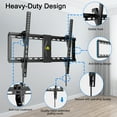 thumbnail image 3 of FORGING MOUNT Low Profile Tilting TV Wall Mount Bracket for 37-82 inch LED LCD Flat Screen TVs with 600x400mm, Capacity 132lbs, 3 of 7