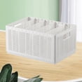 thumbnail image 4 of Boîtes de Rangement en Tissu, Bac de Rangement Divisé Robuste Gain de Place Blanc Pur pour Chambre Garde-Robe, 4 of 7