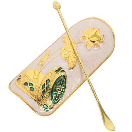 

unbranded 1 Set Tea Shovel Kit Chinese Tea Ceremony Accessory Alloy Tea Leaf Measuring Shovel Kit