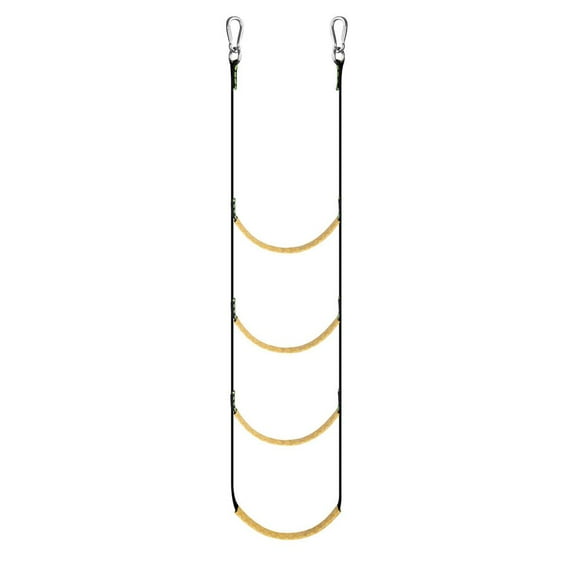3/4 Step Boat Rope Ladder Boat Rope Ladder Extension Assist Boat Folding Ladder Swim Ladder for Sailboat  Kayak  Canoeing
