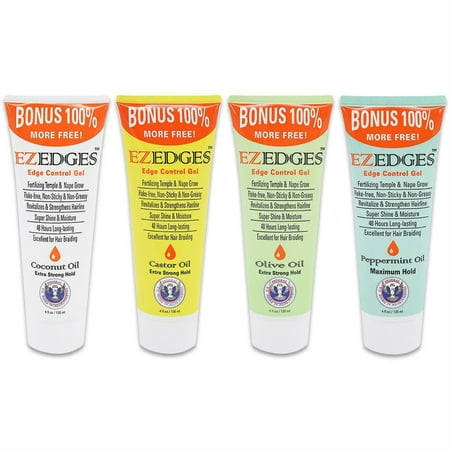 EZ Edges Edge Control Gel 4 oz Assorted