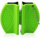 thumbnail image 1 of (Verde) Afilador de cuchillos de cocina compacto, práctica herramienta de doble cara para afilar cuchillos en casa, camping, viajes o barbacoa al aire libre, 1 of 5