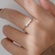thumbnail image 4 of EManco-Anillos redondos chapados en oro de acero inoxidable de alta calidad con perlas de agua dulce, joyería para vacaciones, regalos al por mayor, 4 of 5