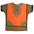 thumbnail image 2 of Riviera Sun Dashiki Shirt for Men with Pockets African Tribal Print Boho Top (Orange, Large-X-Large), 2 of 2