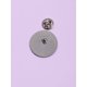 thumbnail image 3 of Men's Cartoon Dog Design Round Brooch, For Jewelry Gift And Party, 3 of 3