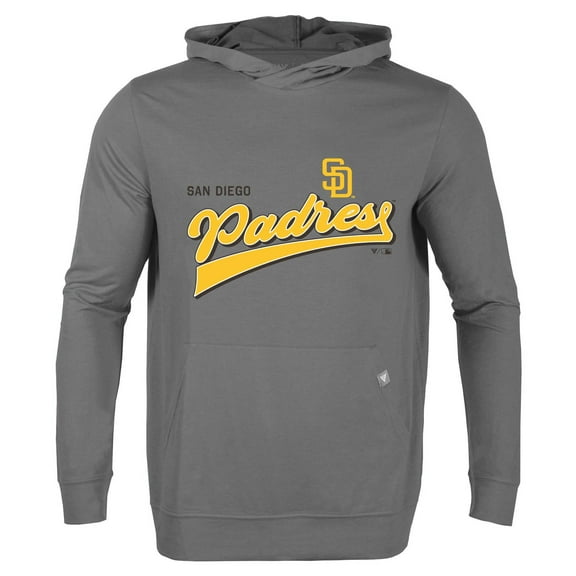 Men's Levelwear  Gray San Diego Padres  Relay 2.0 Retro Pullover Hoodie