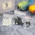 thumbnail image 4 of 800 Pieces Small Ziplock Bags Clear Jewelry Bags 4 Assorted Sizes, 1.6 x 2.4/2 x 3/2.5 x 3/2.5 x 3.5/3 x 4/4 x 6 Inch, Resealable Mini Ziplock Bags Lock Seal Zipper Sample Bags for Beads Jewelry Food, 4 of 7