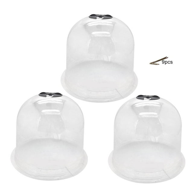 3Pcs Reusable Garden Planting Thermal Warm Dome Cloche Protective Cover