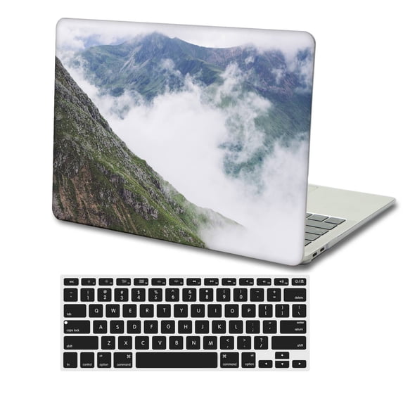 KSK KAISHEK Hard Shell Compatible with 2021 - 2023 Rel. MacBook Pro 14" with XDR Display & Touch ID Type C + Black Keyboard Cover Model: A2779 A2442 Landscape 70_2