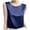 Navy, variant on Tank Top for Women Satin, Summer Comfy 2026 Casual Loose Lightweight Sleeveless Shirts, Navy 2XL
