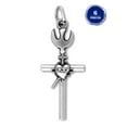 thumbnail image 2 of Holy Spirit & Sacred Heart Cross 1.3", 2 of 3