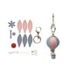 thumbnail image 2 of Kit de Manualidades para Hacer Llaveros de Cuero, con Lona, Hilo, Accesorios Metálicos, Colgante Hecho a Mano, Materiales para Llaveros, Telas Coloridas para Regalos Personalizados., 2 of 9