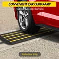 thumbnail image 4 of Yiwa Heavy Duty 48 Inch Rubber Curb Ramp for Driveways, Low Profile Slope Design with Built-in Water Channel for Drainage, Suitable for Cars, Loading Dock, Garage, and Curbside Use, 4 of 6