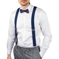 thumbnail image 3 of Men Utility Adjustable Elastic Suspenders - Heavy Duty 2 Inches Wide X-back Strong Clip Casual Suspender, 3 of 6
