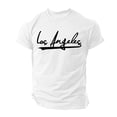 thumbnail image 5 of Leey-World Men's 2 Pack Acid Wash Cotton T-Shirts Oversized Unisex Short Sleeves Summer Casual Basic Tee Tops Men T Shirts(White,M), 5 of 9