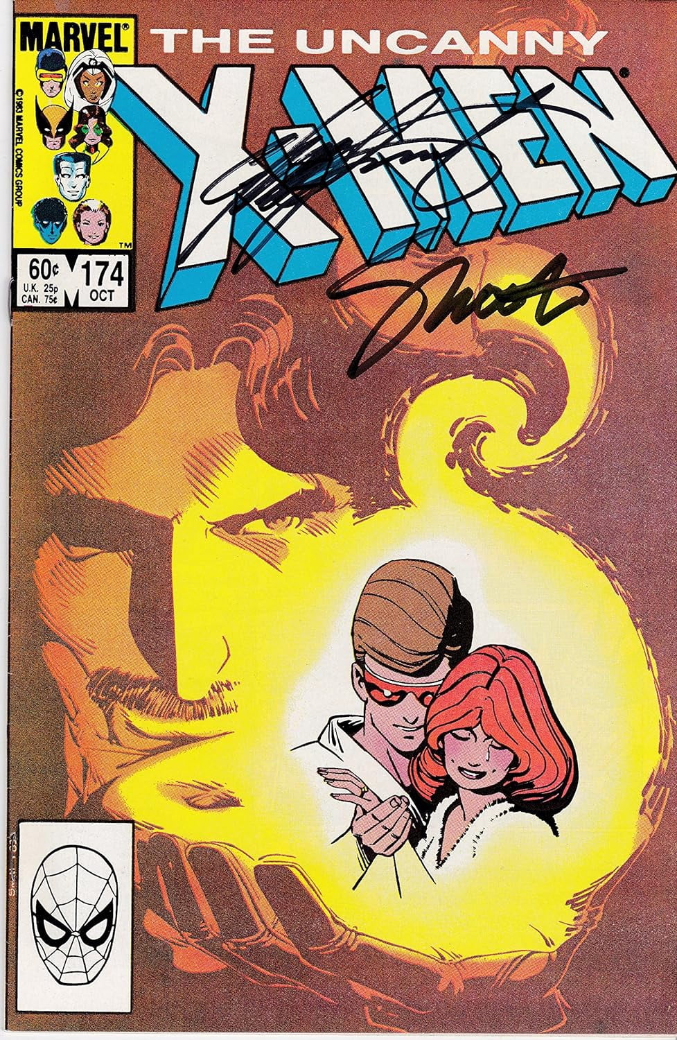 Uncanny X-Men #174 Signed Jim Shooter and Chris Claremont