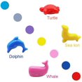 thumbnail image 1 of 200 Uds. Cuentas con forma de animales, cuentas de plástico con agujero grande, cuentas de animales de pastizales, diversión para niños, fabricación de pulseras de joyería artesanal., 1 of 2